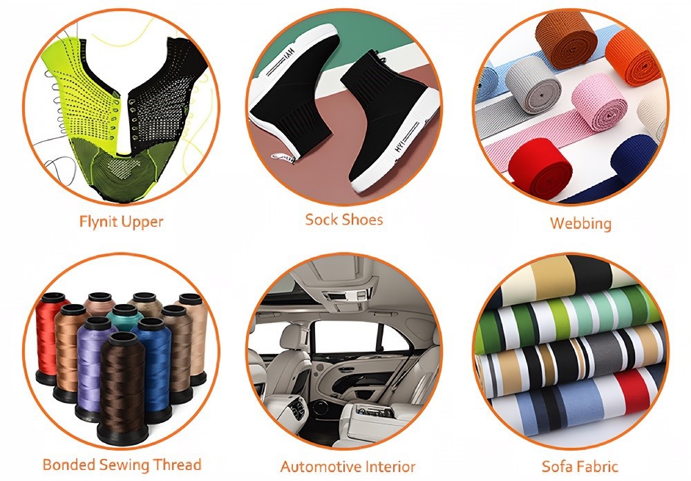 The main application scenarios of hot melt yarn The main application scenarios of hot melt yarn